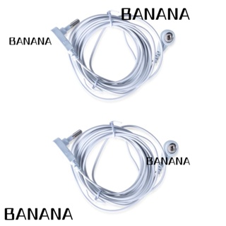 Banana1 แผ่นรองเมาส์ ลวดทองแดง สีขาว ป้องกันไฟฟ้าสถิตย์ 15 ฟุต 2 ชิ้น