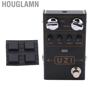 Houglamn Guitar Effects  Automatic Adjustment Distortion Pedal Heavy Music R‑03 with BIAS Knob for Guitarist Performance Concert