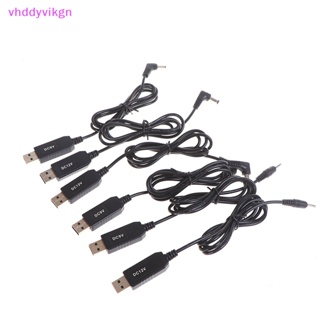 Vhdd อะแดปเตอร์สายเคเบิล USB DC 5V เป็น 9V 12V 3.5*1.35 มม. 5.5*2.1 มม. TH