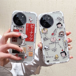 ขายดี เคสโทรศัพท์มือถือแบบนิ่ม ใส กันกระแทก ลายการ์ตูนสนูปปี้น่ารัก แฟชั่น สําหรับ Realme 11 NFC 4G 5G 11 Pro 11 Pro+ Realme C51 C53 2023 REALME11 RealmeC53