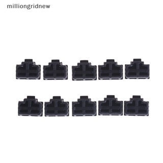 [milliongridnew] ฝาครอบพอร์ตฮับอีเธอร์เน็ต RJ45 ป้องกันฝุ่น สีดํา 10 ชิ้น