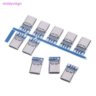 Vhdd ซ็อกเก็ตเชื่อมต่อ USB 3.1 Type C 14 Pin ตัวเมีย 10 ชิ้น TH