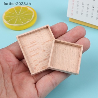 [พร้อมส่ง] ถาดไม้จิ๋ว 1:12 อุปกรณ์เสริม สําหรับตกแต่งบ้านตุ๊กตา [พร้อมส่ง]