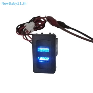 Onebaby อะแดปเตอร์ซ็อกเก็ตชาร์จ USB คู่ 2.1A สําหรับ VW Transport T4 Light TH