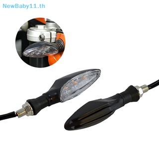 Onebaby ไฟเลี้ยว Led 3 ดวง 12V สําหรับ Cafe Racer Honda BMW Yamaha 2 ชิ้น