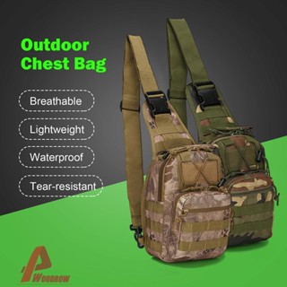 {ขายดี 99} กระเป๋าคาดอก ผ้าออกซ์ฟอร์ด 600D EDC Molle Fanny ขนาดเล็ก สําหรับเดินป่า กลางแจ้ง [Woodrow.th]