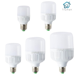 {ขายดี 99} หลอดไฟเซนเซอร์ตรวจจับการเคลื่อนไหว LED 5W 7W 9W 12W 15W E27 ประหยัดพลังงาน [Truman.th]