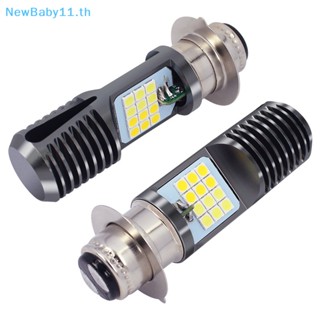 Onebaby หลอดไฟหน้ารถจักรยานยนต์ LED Moto H4 BA20D PX15D 3030 24SMD 6500K 1 ชิ้น