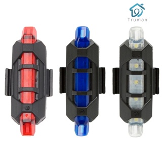 {ขายดี 99} ไฟท้ายจักรยาน LED ชาร์จ USB กันน้ํา [Truman.th]