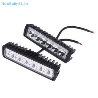 Onebaby ไฟสปอตไลท์ LED 6 ดวง 18w สว่างมาก กันน้ํา สําหรับติดรถยนต์ 2 ชิ้น