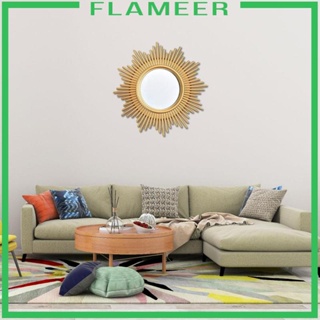 [Flameer] กระจกแขวนผนัง ขนาดเล็ก สไตล์วินเทจ ติดตั้งง่าย สําหรับตกแต่งบ้าน ห้องน้ํา