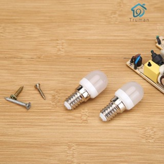 {ขายดี 99} E14 หลอดไฟ LED AC220-240V 2W ขนาดเล็ก ประหยัดพลังงาน สําหรับตู้เย็น [Truman.th]