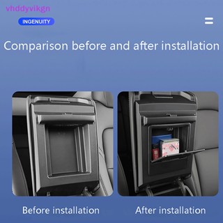Vhdd กล่องเก็บของที่เท้าแขนคอนโซลกลาง อุปกรณ์เสริม สําหรับโมเดลรถยนต์ 3 Model Y TH