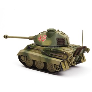 Meng Q Version ชุดประกอบกาว WWT-003 German Tiger King Porsche Turret Heavy Tank