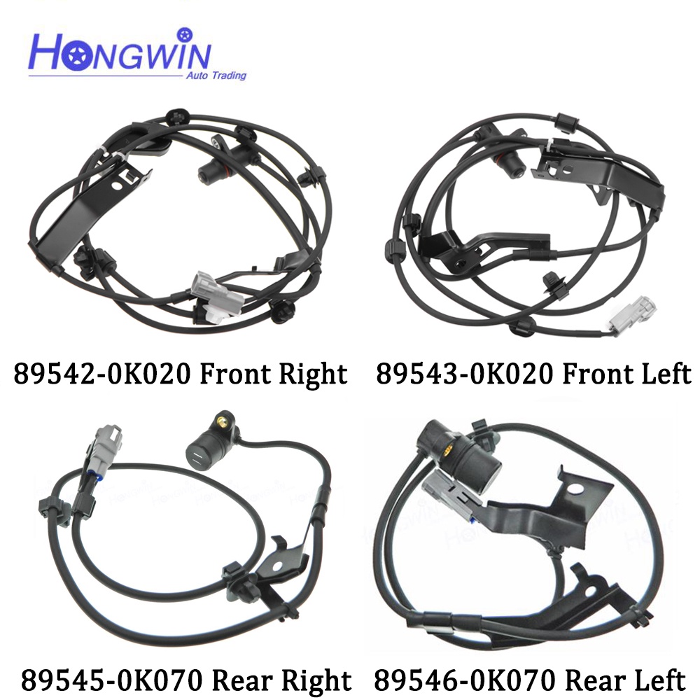 เซ็นเซอร์ความเร็ว ABS สําหรับ Toyota Hilux Vigo 89542-0K020 89543-0K020 89546-0K070 89545-0K070 8954