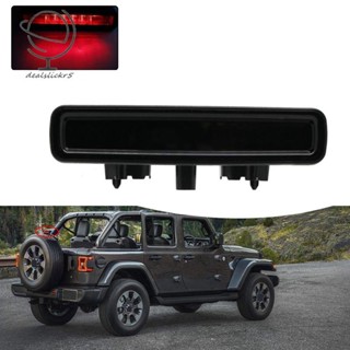 【dealslickr5】ไฟเบรกท้ายรถยนต์ Led ABS และ LED ระดับสูง สําหรับ Jeep Wrangler JL 2018-2019 1 ชิ้น