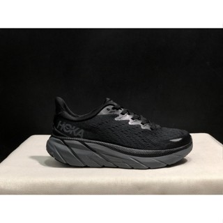 Hoka One Clifton 8 2023 ขายดี รองเท้าผ้าใบ สีดํา