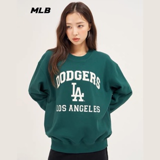 【พร้อมส่ง】ของแท้ 100% เสื้อกันหนาว คอกลม พิมพ์ลาย MLB สําหรับผู้ชาย และผู้หญิง