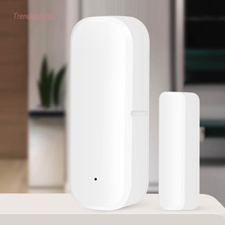 {ขายดี 99} เซนเซอร์เปิดประตู WiFi Zigbee สําหรับ Google Home Alexa Tuya [TrendyIsland.th]