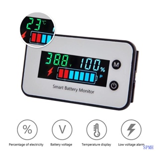 เครื่องวัดแรงดันไฟฟ้าแบตเตอรี่ 7-100V สําหรับรถยนต์ รถกอล์ฟ