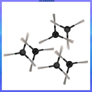 [Flameer2] แปรงทําความสะอาดหุ่นยนต์ดูดฝุ่น อุปกรณ์เสริม สําหรับหุ่นยนต์ดูดฝุ่น 3 คู่