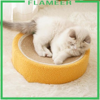 [Flameer] แผ่นที่นอน ทรงกลม อุปกรณ์เสริม สําหรับแมว