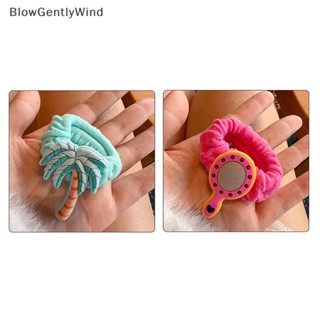 Blowgentlywind Kawaii ยางรัดผมหางม้า รูปหัวใจน่ารัก สไตล์เจ้าหญิง สําหรับผู้หญิง Y2k BGW