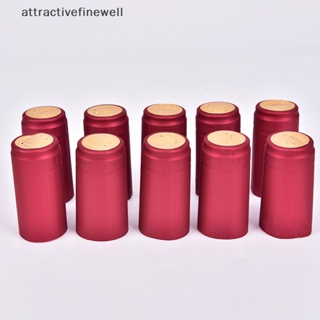 [attractivefinewell] ฝาครอบขวดไวน์ PVC 10 ชิ้น