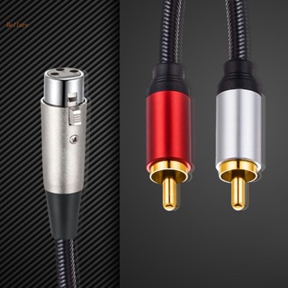 {ขายดี 99} สายแยกสัญญาณเสียง XLR เป็น 2 RCA Y XLR เป็น 2 RCA [Bellare.th]