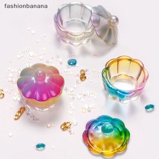 [fashionbanana] ใหม่ พร้อมส่ง ถ้วยแก้วคริสตัล พร้อมฝาปิด สําหรับใส่แปรงแต่งเล็บ