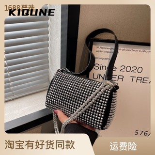 KIQUNE  กระเป๋าผู้หญิงสะพายข้าง กระเป๋าสะพาย ข้าง 2023 NEW   Trendy ins Stylish fashion L91T13F9 37Z230910