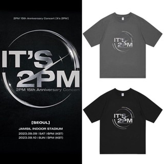 เสื้อยืดลําลอง ผ้าฝ้าย แขนสั้น คอกลม พิมพ์ลาย Kpop 2pm 15 สําหรับผู้ชาย และผู้หญิง