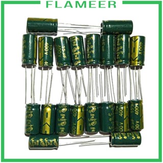 [Flameer] อิเล็กโทรไลต์ อลูมิเนียม ความแม่นยําสูง 15uf 400V 15uf 400V 20 ชิ้น