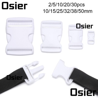 Osier1 หัวเข็มขัดพลาสติก คุณภาพสูง สีขาว 2 5 10 20 30 ชิ้น