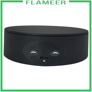 [Flameer] แท่นวางเครื่องประดับดิจิทัล หมุนได้ ใช้แบตเตอรี่ ชาร์จ USB สําหรับนาฬิกาข้อมือ