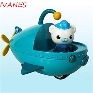 Ivanes Octonauts ฟิกเกอร์ยานพาหนะ สร้างสรรค์ ดึงกลับ รถ Barnacles Kwazii Peso ของเล่นเด็ก ยานพาหนะกัปตัน ของเล่นยานพาหนะ