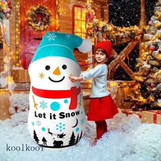 Kool โมเดลตุ๊กตาหิมะเป่าลม สําหรับตกแต่งบ้าน สวน คริสต์มาส กลางแจ้ง