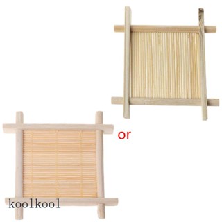 Kool ที่วางสบู่ไม้ไผ่ สําหรับห้องน้ํา