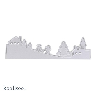 Snow Scenery Carbon Steel Cut Cutting Die Stencil DIY Scrapbook Album Card Decor