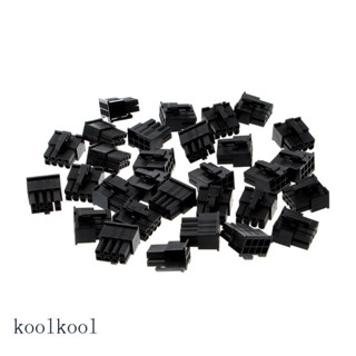 Kool ตัวเชื่อมต่อพาวเวอร์ ตัวผู้ 8P 8 Pin 4 2 มม. สําหรับคอมพิวเตอร์ PC CPI-E 30 ชิ้น