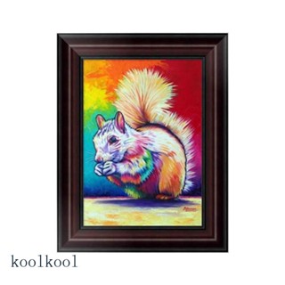 DIY Squirrel 5D Diamond Embroidery Painting for Cross Stitch Art Craft Home Deco