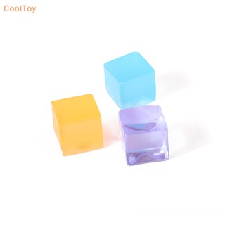 Cooltoy ของเล่นบีบคลายเครียด บล็อกน้ําแข็ง ทรงสี่เหลี่ยม แบบนิ่ม สร้างสรรค์ สําหรับเด็ก ของขวัญวันเกิด