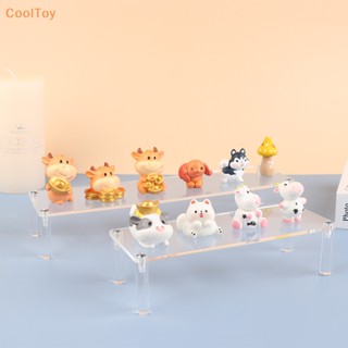 Cooltoy ขาตั้งอะคริลิคใส สําหรับวางคัพเค้ก ตุ๊กตา