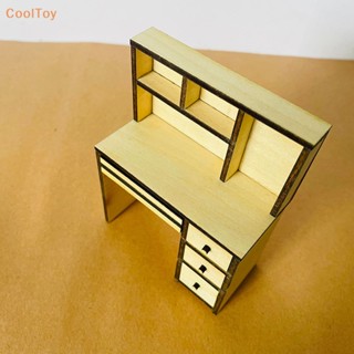 Cooltoy ชั้นวางหนังสือ ขนาดเล็ก สเกล 1/12 สําหรับบ้านตุ๊กตา