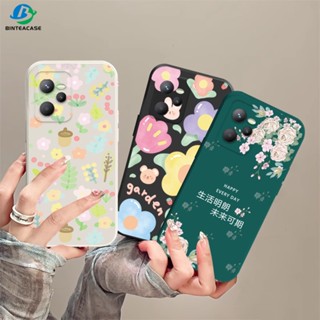 เคสโทรศัพท์มือถือ ซิลิโคนนุ่ม ลายดอกไม้ สําหรับ Realme C53 C55 C35 C33 C31 C30 C21Y C25Y C21 RealmeC11 C25 C15 C12 C3 C2 Realme 8i 8 pro 5 5i 6i C17