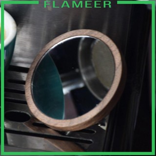 [Flameer] กระจกชงกาแฟเอสเพรสโซ่ วอลนัท ปรับมุมได้ ไร้ก้น