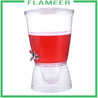 [Flameer] ขวดจ่ายเครื่องดื่ม แบบใส พร้อมฝาปิด