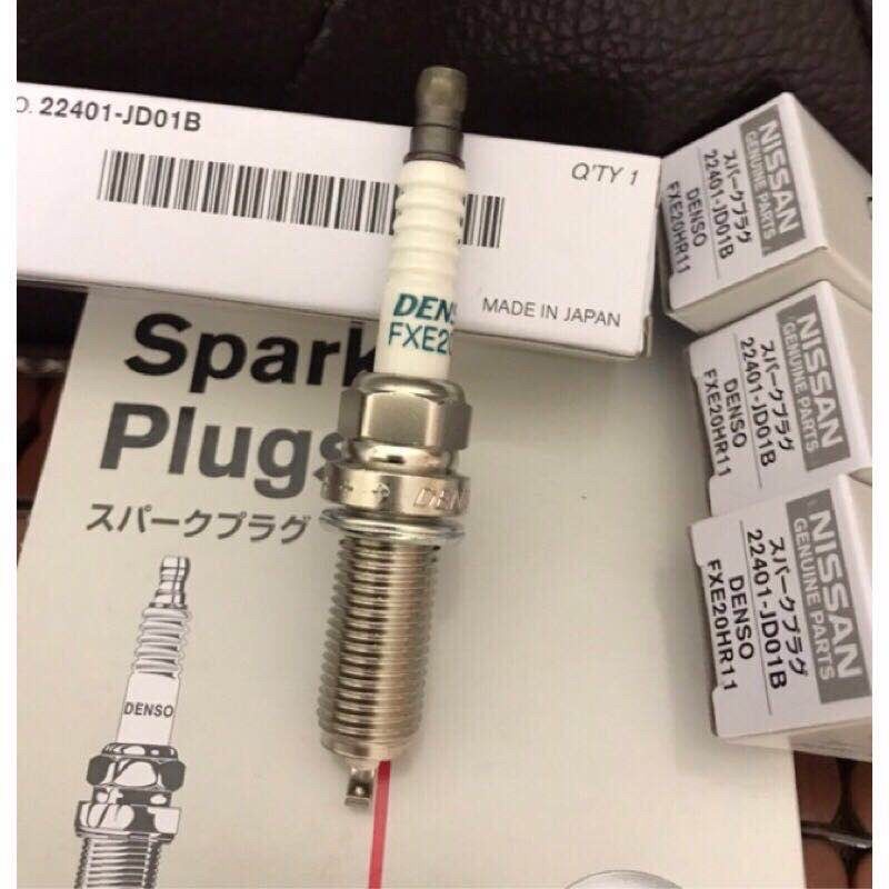 1Pcs DENSO FXE20HR11 22401-JD01B ดีIridiumหัวเทียนสำหรับNissan TIIDA SYLPHY, MARCH, ALMERA, NOTE, TEANA J31, J32