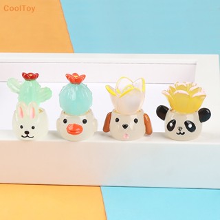 Cooltoy เครื่องประดับตกแต่งรถยนต์ เรืองแสง ลายการ์ตูน ขนาดเล็ก 1 ชิ้น