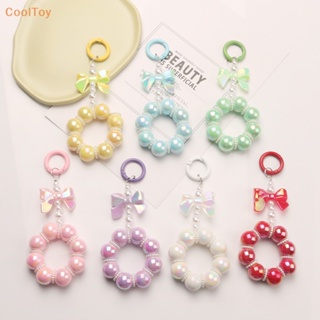 Cooltoy พวงกุญแจ จี้โบว์น่ารัก สีแคนดี้ เครื่องประดับ สําหรับห้อยกระเป๋า โทรศัพท์มือถือ ของขวัญแฟนสาว